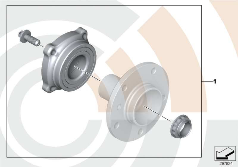 BMW 33412311501 - Radlagersatz alexcarstop-ersatzteile.com