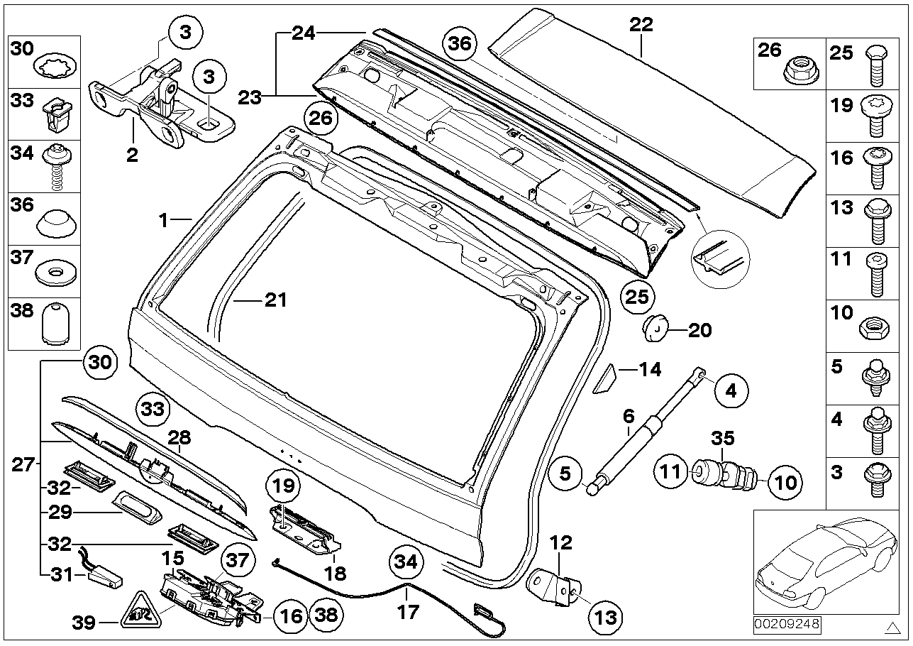 BMW 51137004537 - Glühlampe, Einstiegleuchte alexcarstop-ersatzteile.com