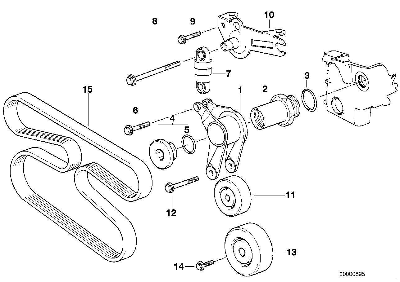 BMW 11 28 2 245 848 - Keilrippenriemen alexcarstop-ersatzteile.com