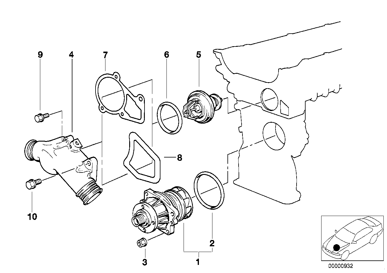 Mini 11517527799 - Wasserpumpe alexcarstop-ersatzteile.com