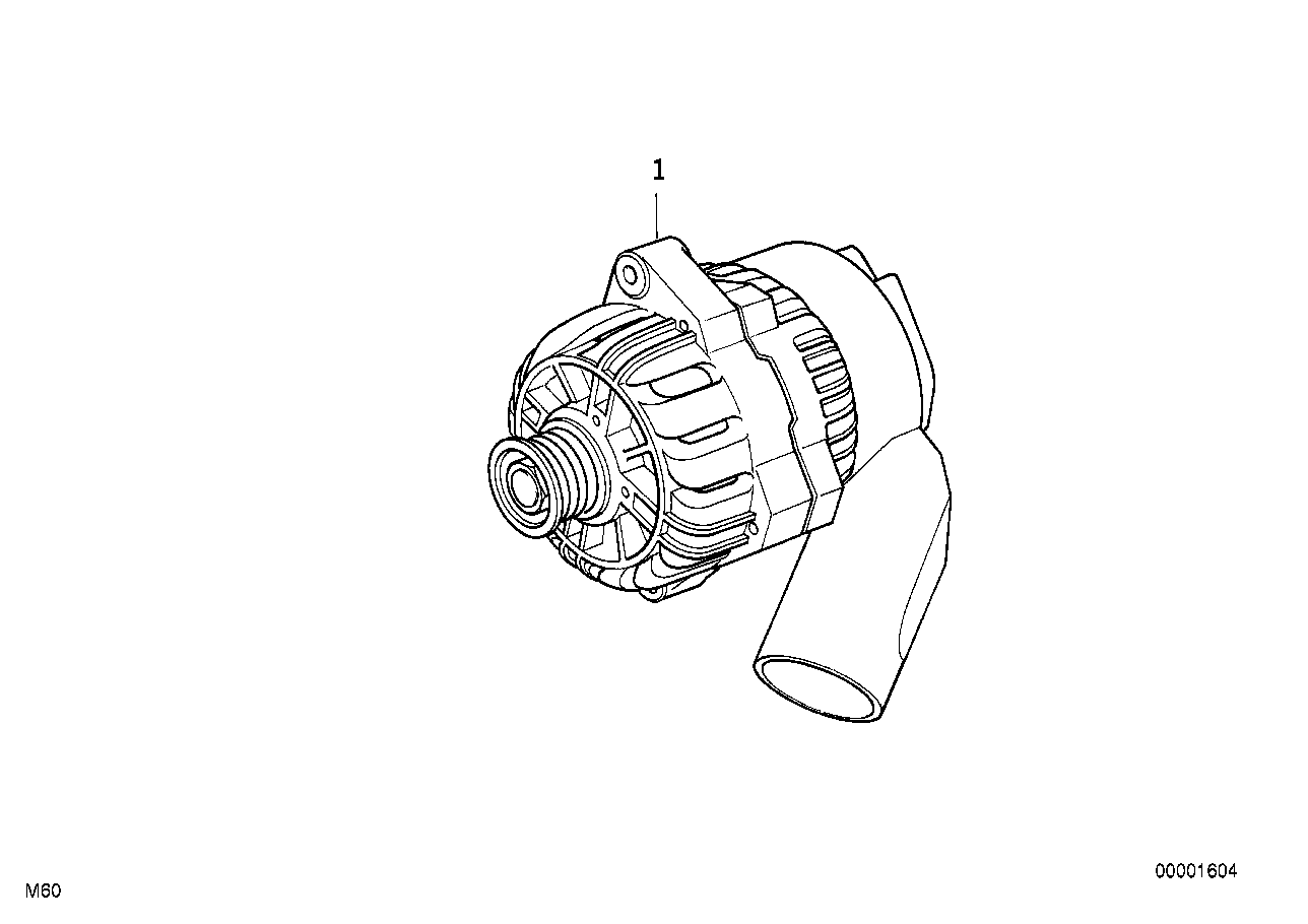 BMW 12 31 1 432 980 - Generator alexcarstop-ersatzteile.com