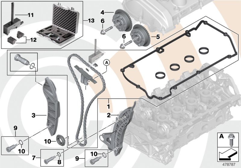 BMW 11317534768 - Steuerkettensatz alexcarstop-ersatzteile.com