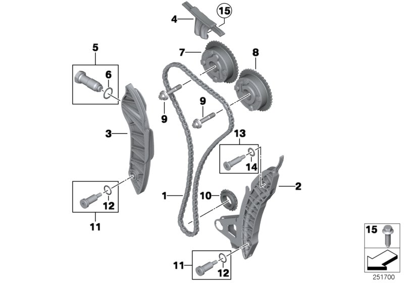 KIA 11 31 8 618 318 - Steuerkette alexcarstop-ersatzteile.com