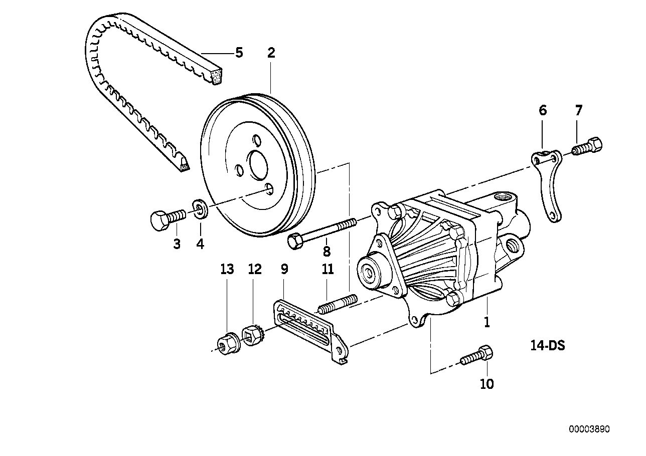 BMW 32 42 1 727 180 - Keilriemen alexcarstop-ersatzteile.com