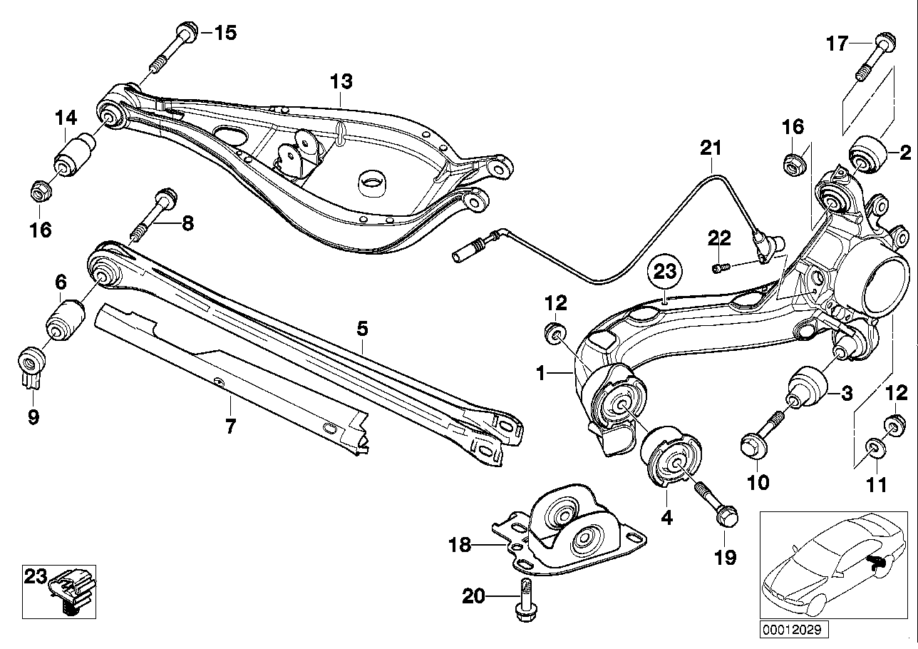 BMW (BRILLIANCE) 33 32 6 770 824 - Lagerung, Lenker alexcarstop-ersatzteile.com