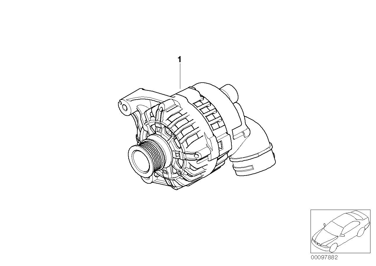 BMW 12317533270 - Generator alexcarstop-ersatzteile.com