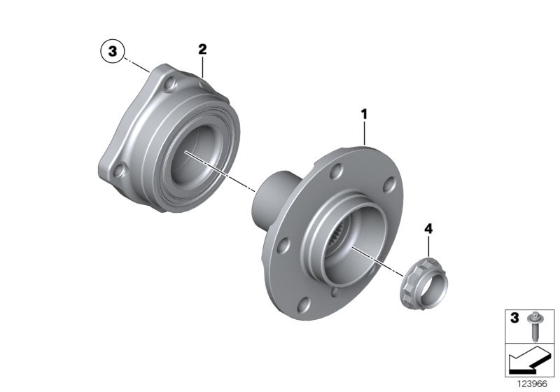 BMW 33326764563 - Radlagersatz alexcarstop-ersatzteile.com