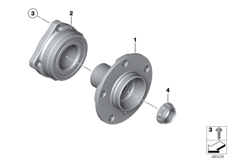 BMW 33406850156 - Radlagersatz alexcarstop-ersatzteile.com