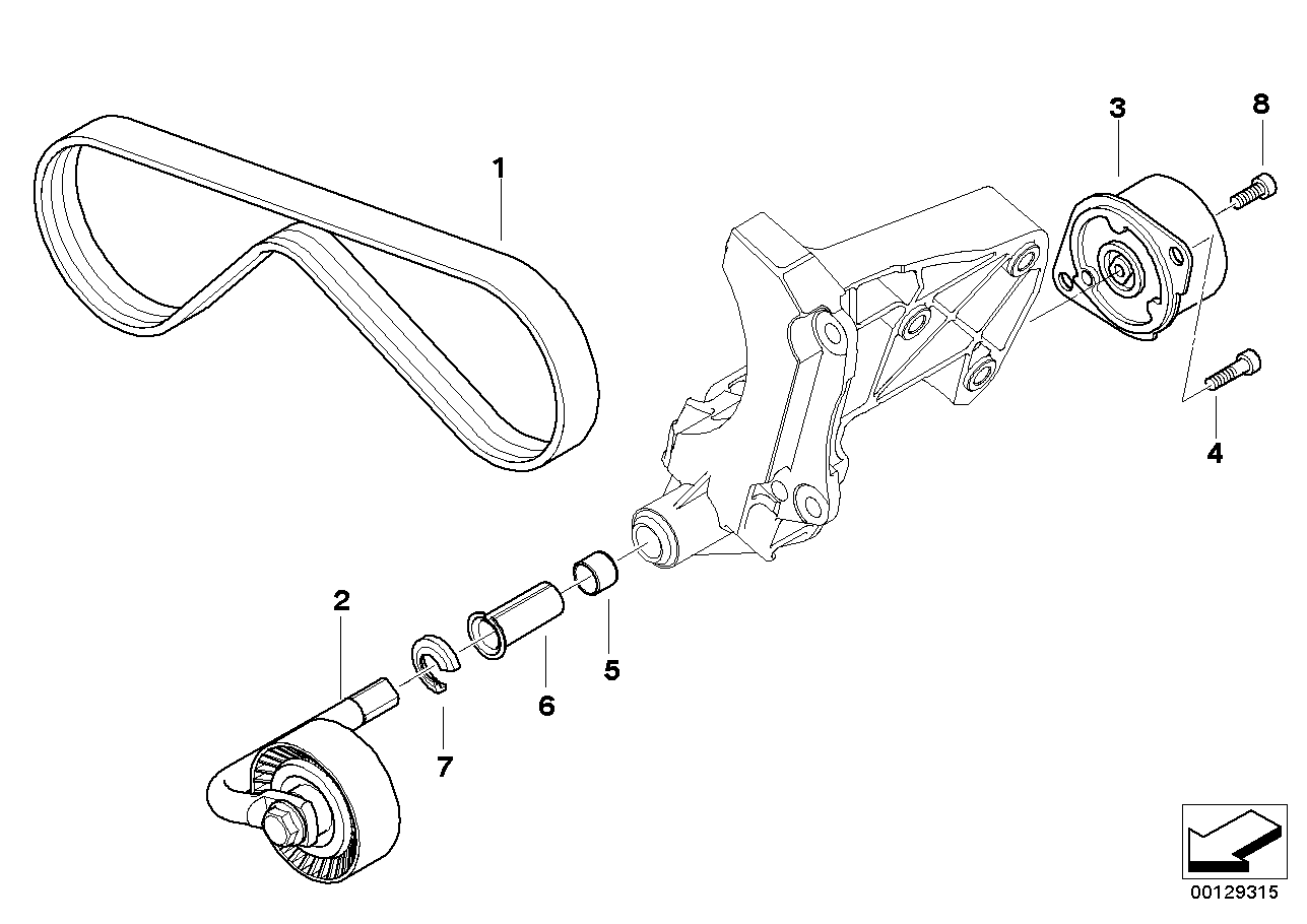 MAZDA 64 55 7 786 705 - Keilrippenriemen alexcarstop-ersatzteile.com