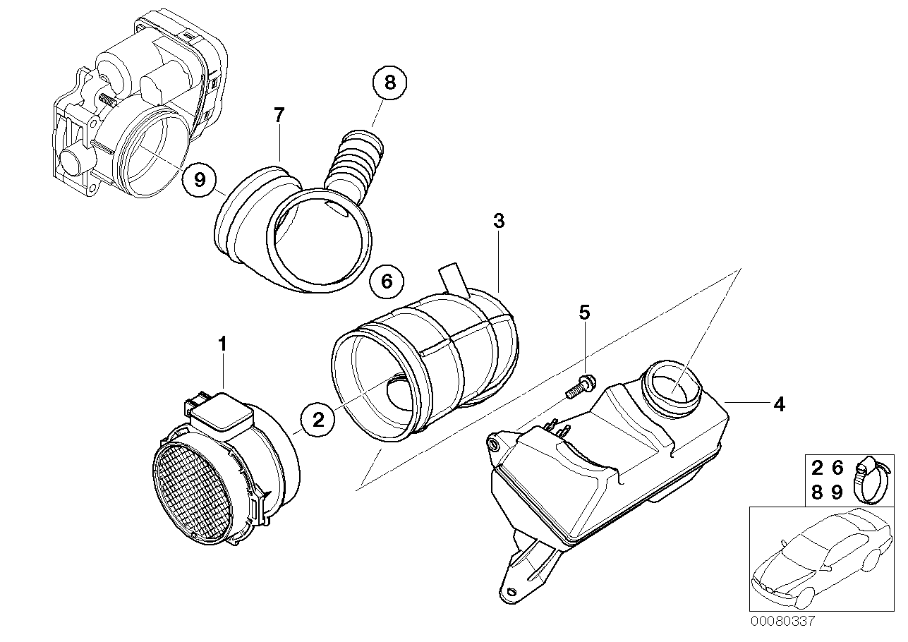 BMW 13 62 1 432 356 - Luftmassenmesser alexcarstop-ersatzteile.com