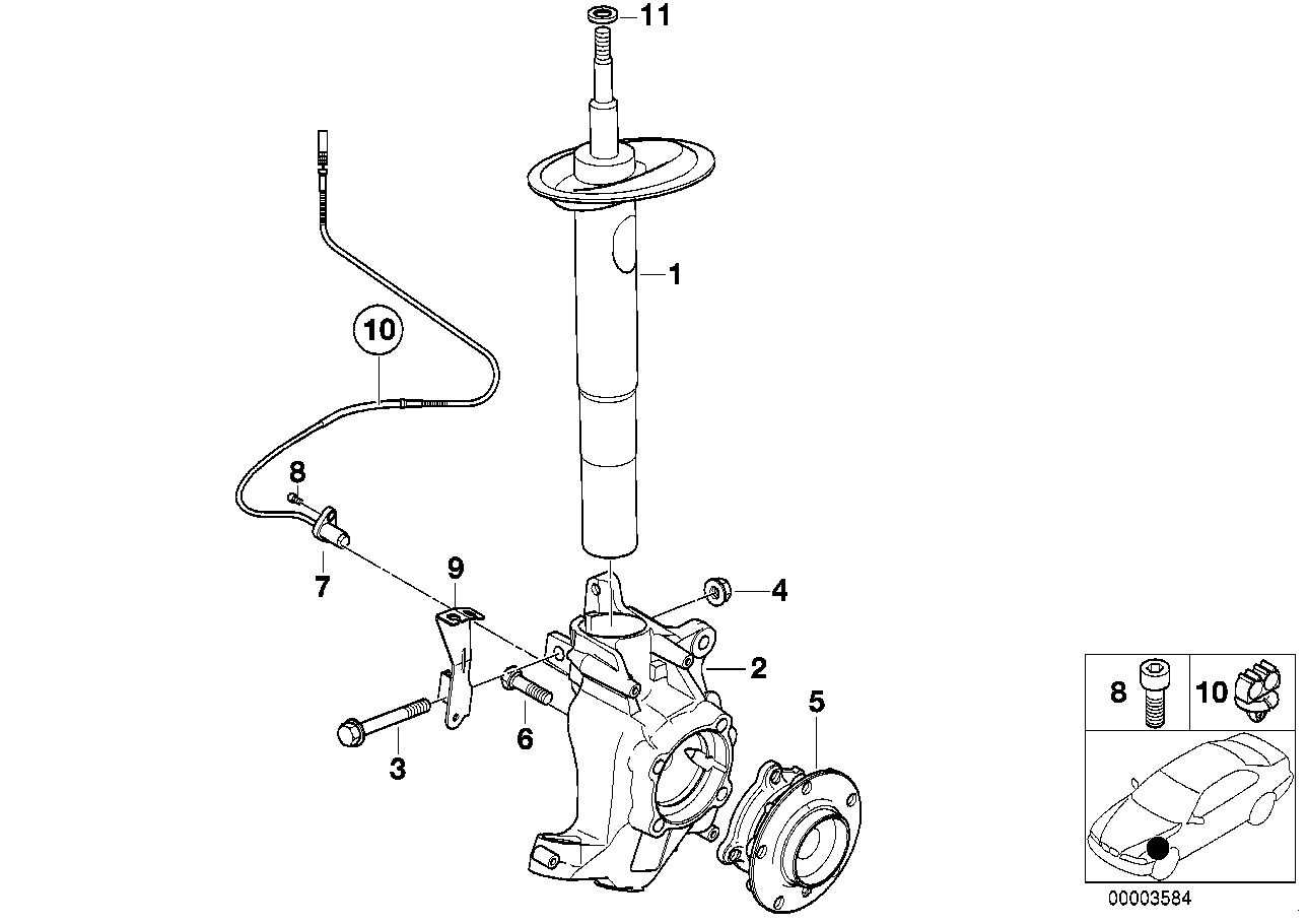 BMW 31 31 1 096 865 - Stoßdämpfer alexcarstop-ersatzteile.com