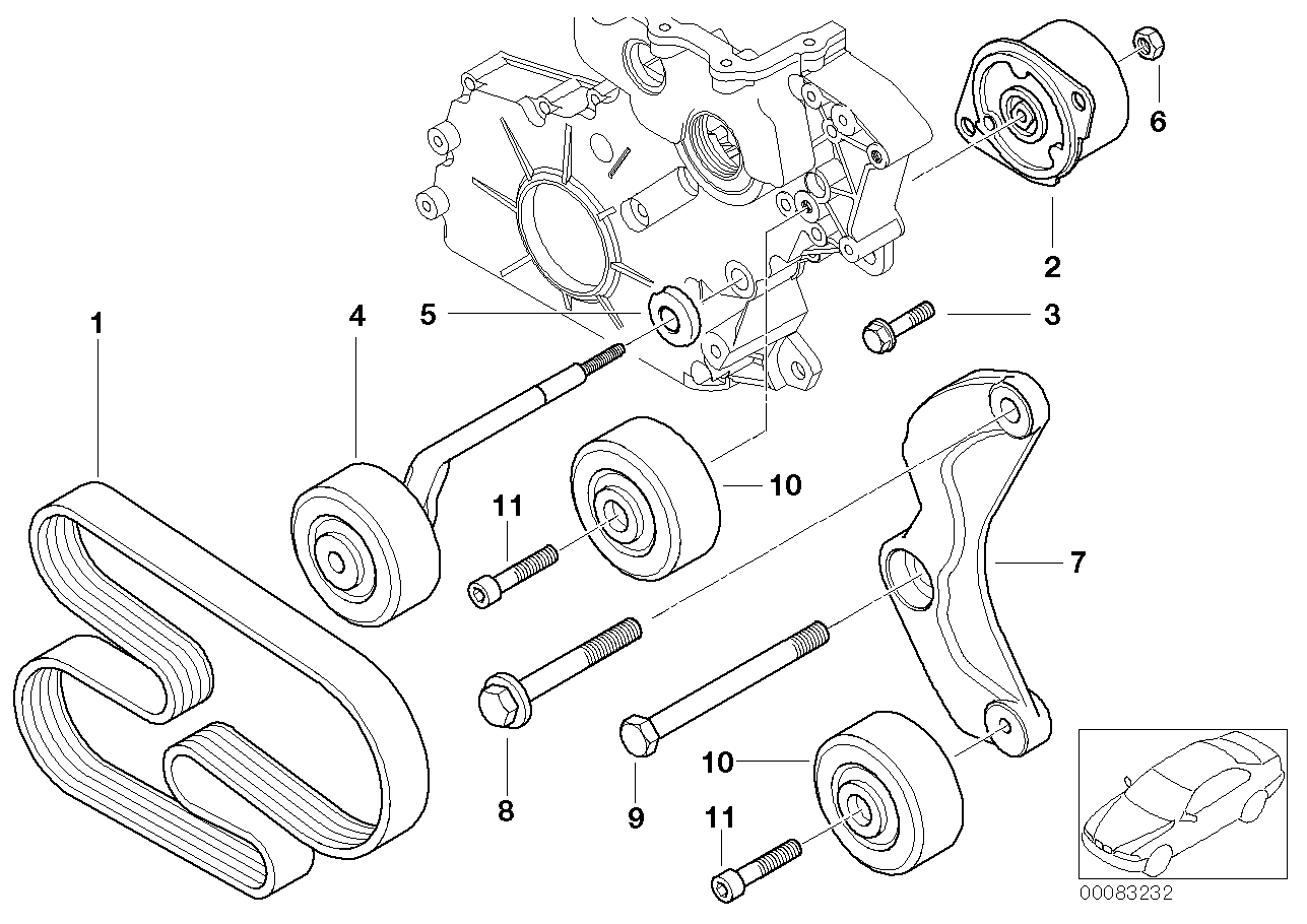 BMW 11287787516 - Keilrippenriemen alexcarstop-ersatzteile.com