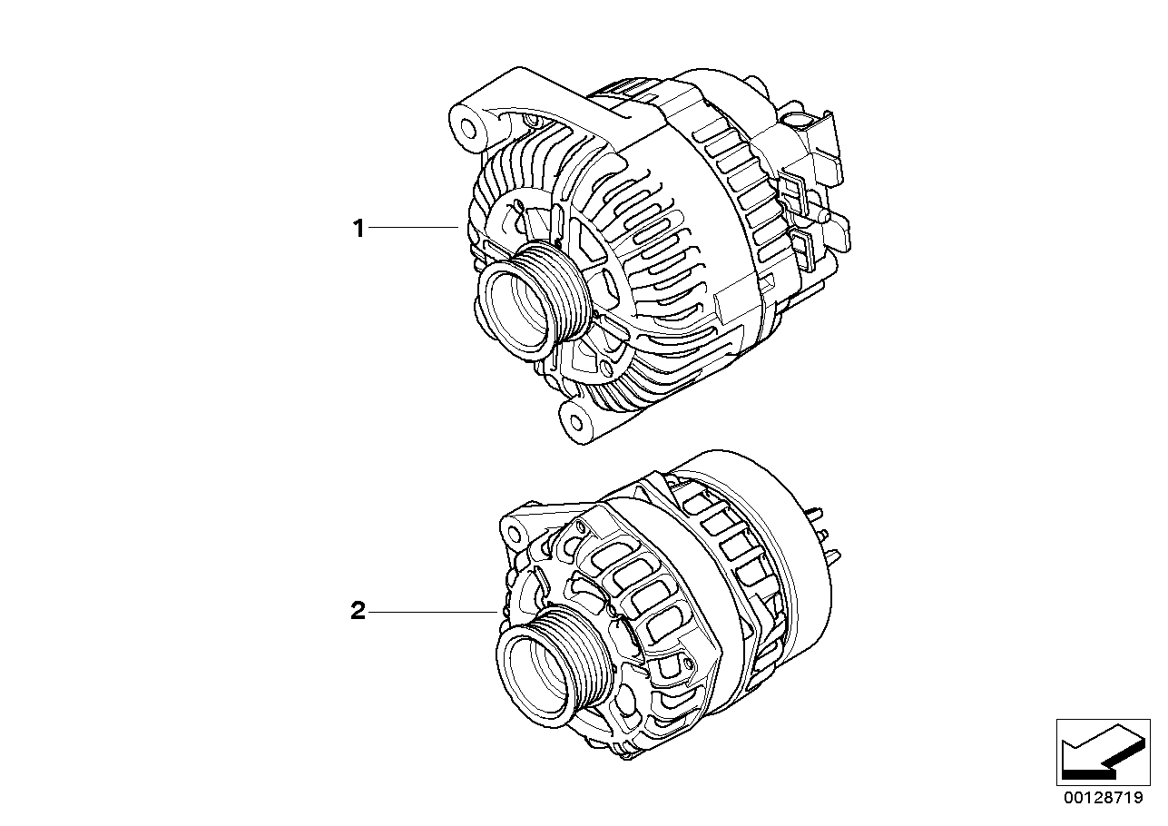 BMW 12 31 7 542 934 - Generator alexcarstop-ersatzteile.com