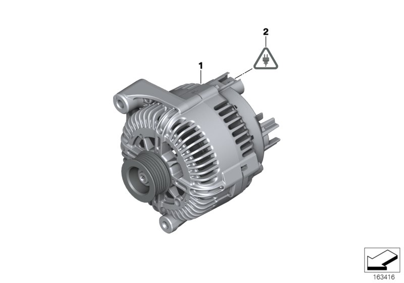 BMW 12 31 7 543 083 - Generator alexcarstop-ersatzteile.com