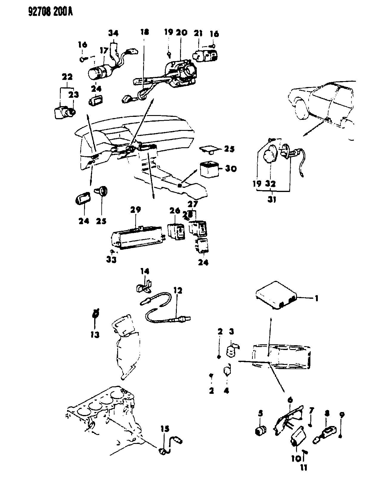 Mitsubishi MD14 8738 - Lambdasonde alexcarstop-ersatzteile.com