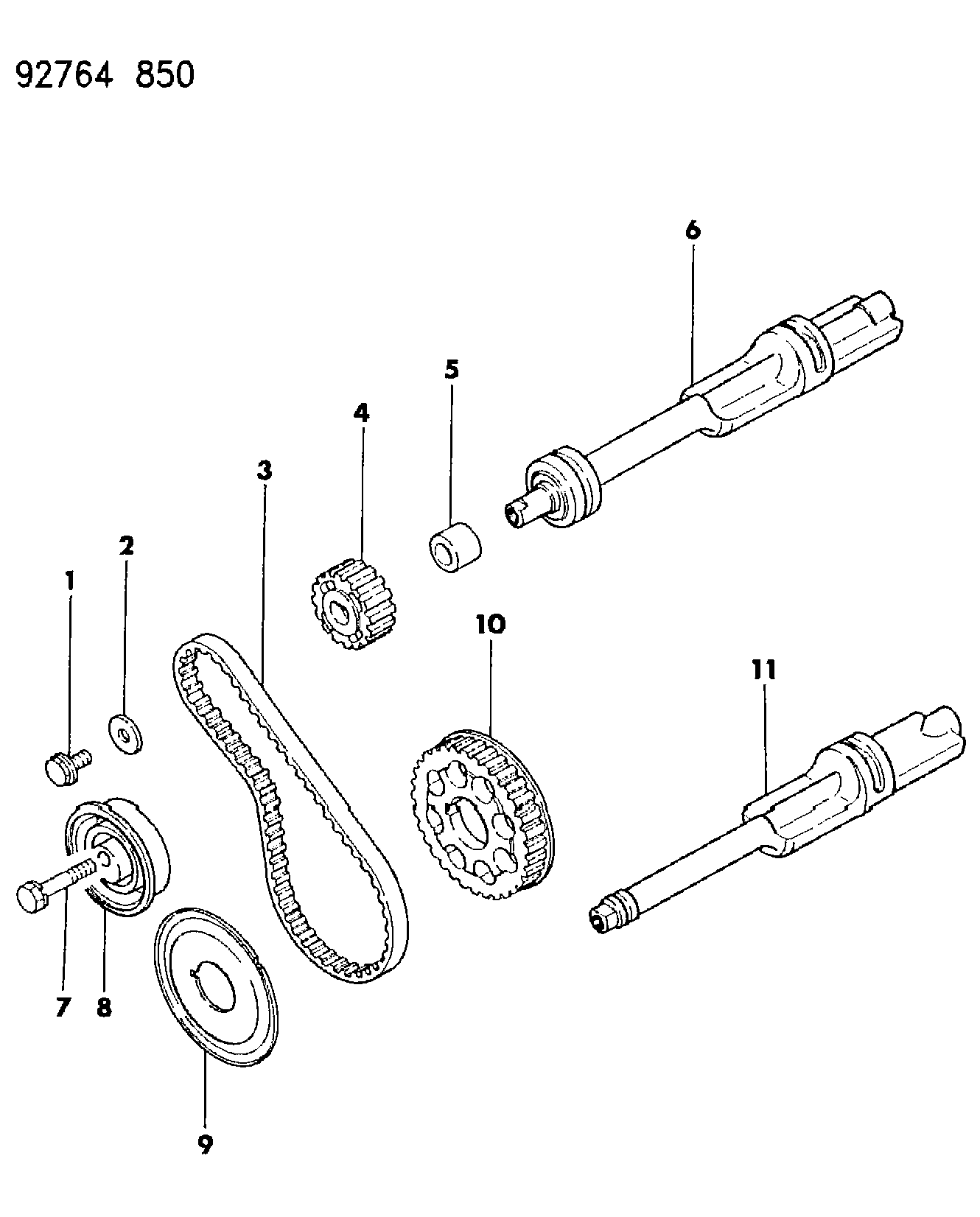 Chevrolet MD11 5976 - Spannrolle, Zahnriemen alexcarstop-ersatzteile.com