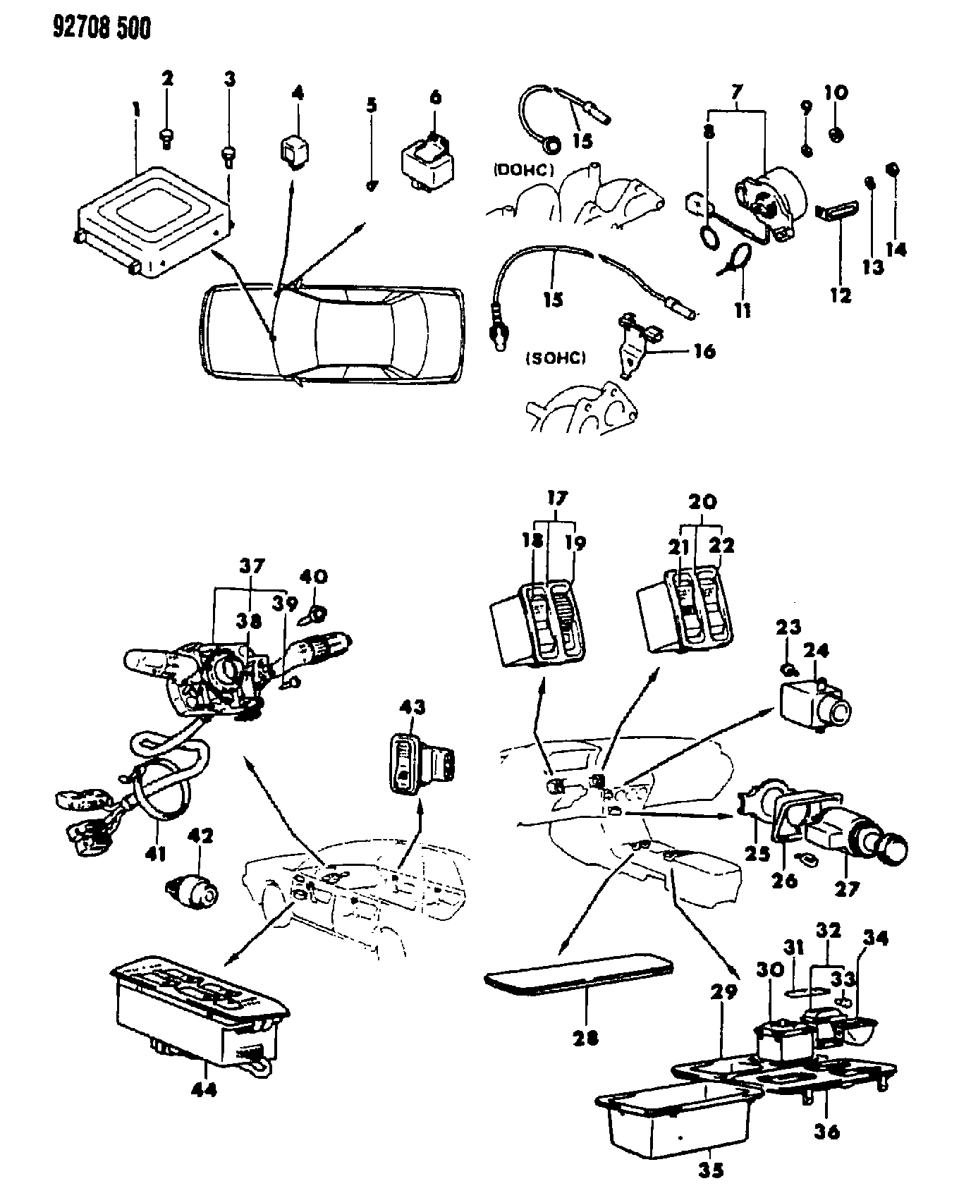 Mitsubishi MD13 6491 - Lambdasonde alexcarstop-ersatzteile.com