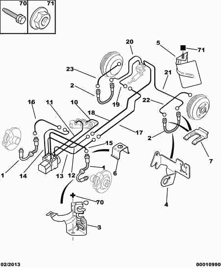 PEUGEOT 4806 91 - Bremsschlauch alexcarstop-ersatzteile.com