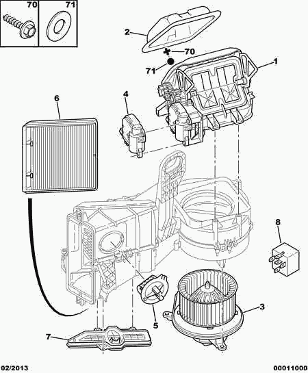 CITROËN 6447 Z4 - Filter, Innenraumluft alexcarstop-ersatzteile.com