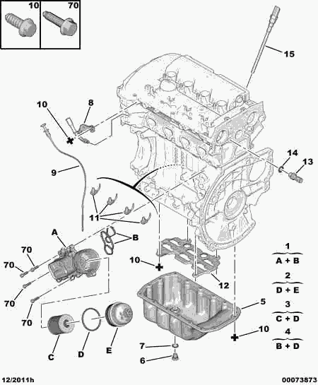 PEUGEOT (DF-PSA) 1103 P7 - Ölfilter alexcarstop-ersatzteile.com