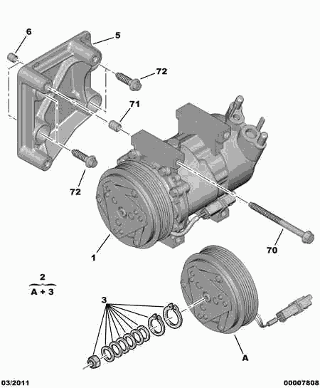 CITROËN 6453.LF - Kompressor, Klimaanlage alexcarstop-ersatzteile.com