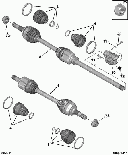 CITROËN 3739.27 - Radlagersatz alexcarstop-ersatzteile.com