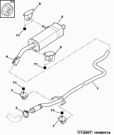 CITROËN 1736.18 - Rohrverbinder, Abgasanlage alexcarstop-ersatzteile.com