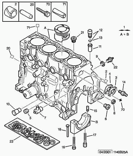 PEUGEOT 0197.W2 - Dichtungsvollsatz, Motor alexcarstop-ersatzteile.com