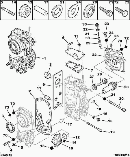 CITROËN 1024 09 - Wellendichtring, Einspritzpumpe alexcarstop-ersatzteile.com