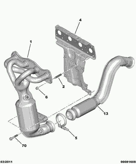 CITROËN 0341 N8 - Katalysator alexcarstop-ersatzteile.com