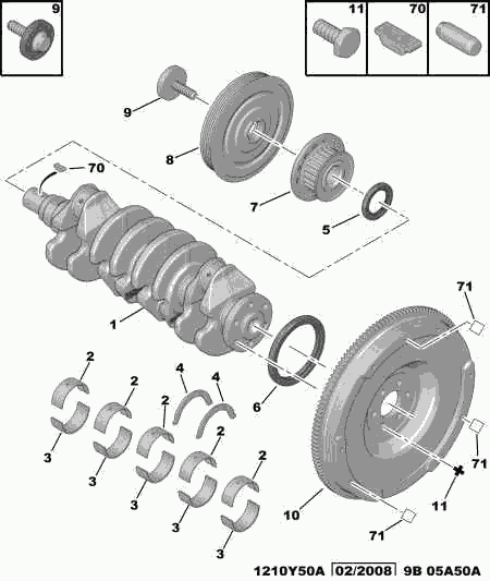 Opel 0516 A3 - CRANKSHAFT PULLEY SCREW alexcarstop-ersatzteile.com