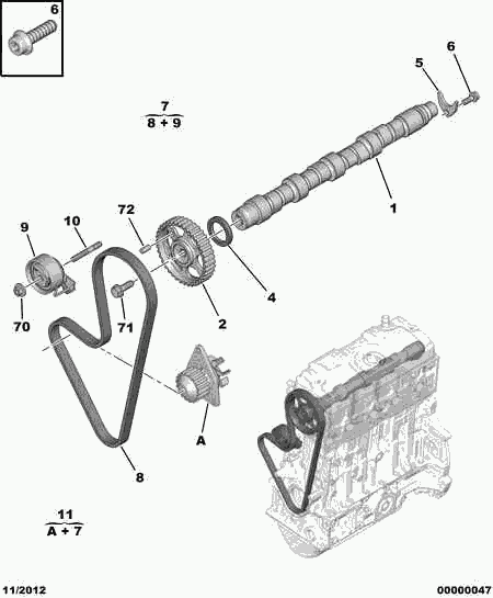 CITROËN 0816.F0 - Zahnriemen alexcarstop-ersatzteile.com