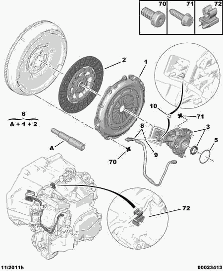 PEUGEOT 2041.84 - Zentralausrücker, Kupplung alexcarstop-ersatzteile.com