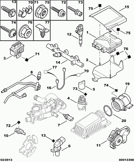 CITROËN 1920.7V - Impulsgeber, Kurbelwelle alexcarstop-ersatzteile.com