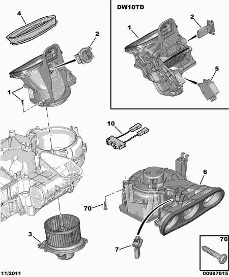 PEUGEOT 6441.H7 - Filter, Innenraumluft alexcarstop-ersatzteile.com