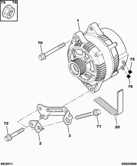 PEUGEOT 5750 QN - Keilrippenriemen alexcarstop-ersatzteile.com