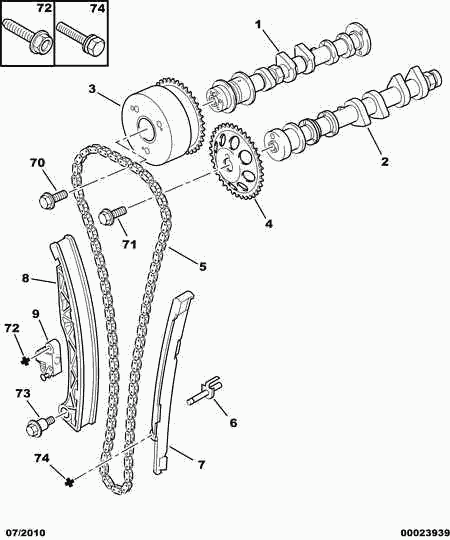 PEUGEOT 0805 G9 - Nockenwellenversteller alexcarstop-ersatzteile.com