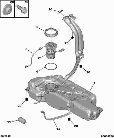 PEUGEOT (DF-PSA) 1567 A5 - Kraftstofffilter alexcarstop-ersatzteile.com