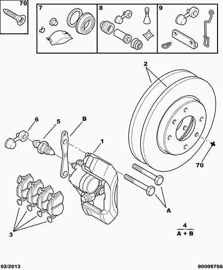 CITROËN 95 661 748 - Bremsscheibe alexcarstop-ersatzteile.com