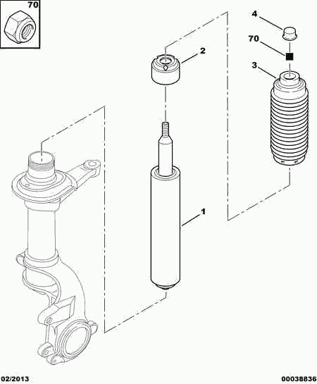 CITROËN 5202 L6 - Stoßdämpfer alexcarstop-ersatzteile.com