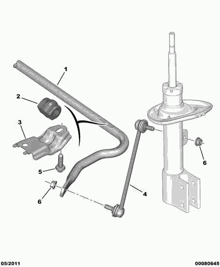 DS 5087 64 - Stange / Strebe, Stabilisator alexcarstop-ersatzteile.com