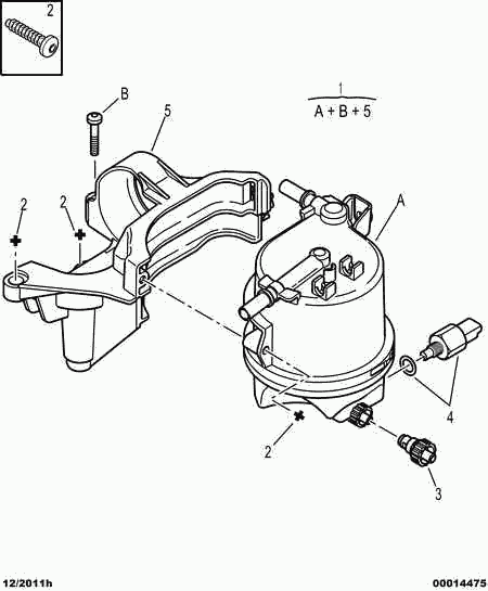 CITROËN 1901 73 - Kraftstofffilter alexcarstop-ersatzteile.com