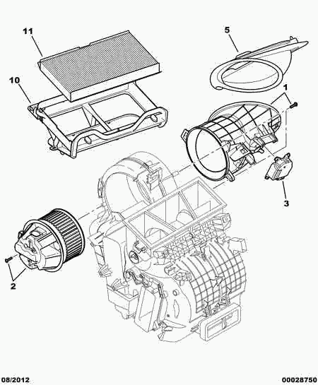 CITROËN/PEUGEOT 6447 NV - Filter, Innenraumluft alexcarstop-ersatzteile.com