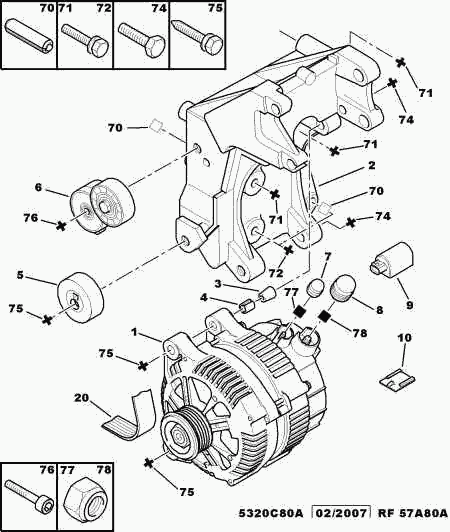 DS (CAPSA) 5751 76 - RETRACTOR ROLLER alexcarstop-ersatzteile.com