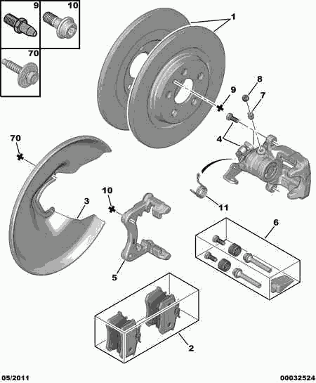 Seat 4252 33 - Bremsbelagsatz, Scheibenbremse alexcarstop-ersatzteile.com