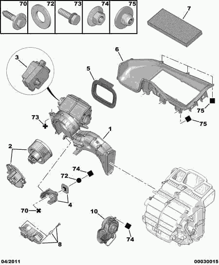 Alfarome/Fiat/Lanci 6447 LZ - Filter, Innenraumluft alexcarstop-ersatzteile.com