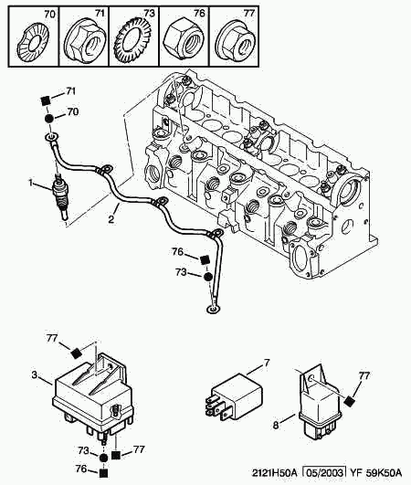 CITROËN 5981 43 - Steuergerät, Glühzeit alexcarstop-ersatzteile.com