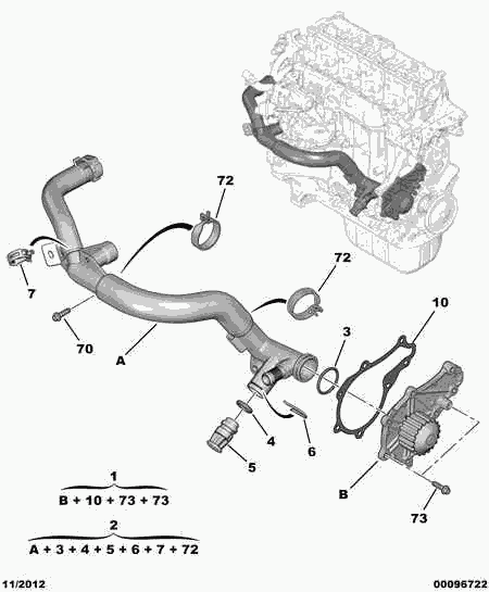 Lancia 16 094 176 80 - Wasserpumpe alexcarstop-ersatzteile.com