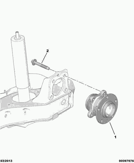 PEUGEOT 98 037 361 80 - Radlagersatz alexcarstop-ersatzteile.com