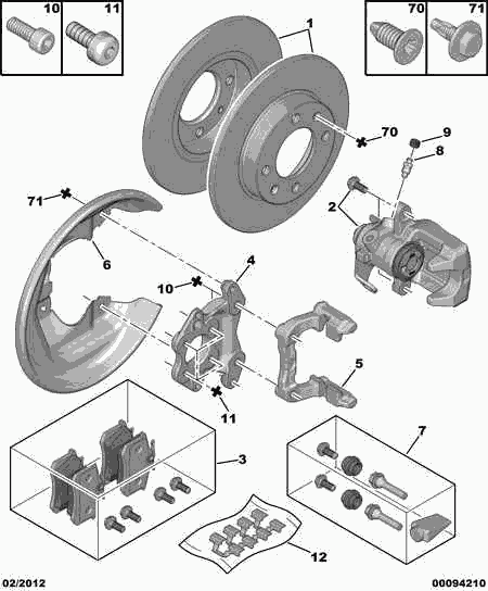 CITROËN/PEUGEOT 4400 P4 - Bremssattel alexcarstop-ersatzteile.com